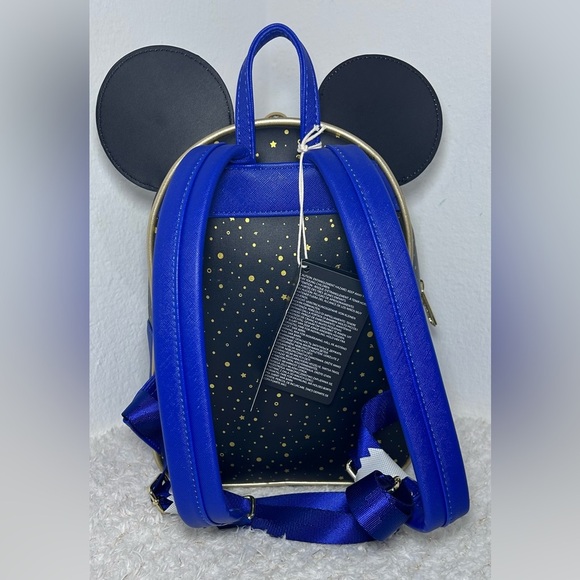 Loungefly Disney Graduation Backpack - Black and Blue - Picture 11 of 11